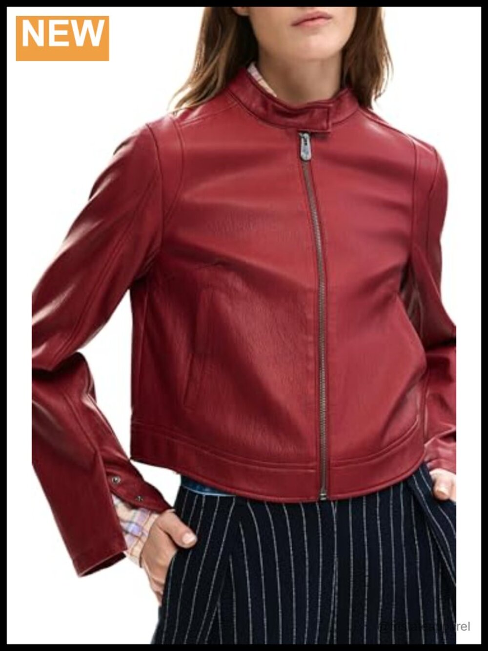 Desigual Women's Casual Jacket Long Sleeve Button 100% Polyurethane